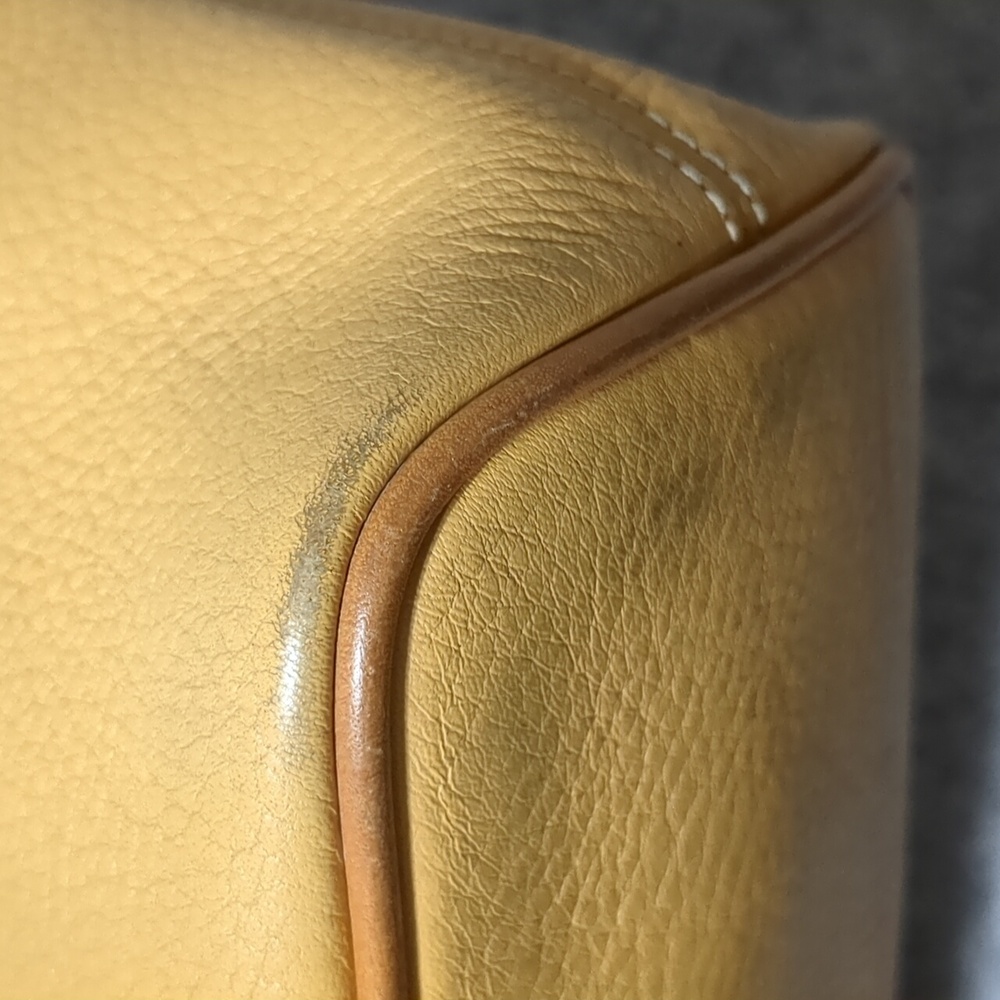 Dooney & Bourke Small O-Ring Shoulder Bag Tan Leather - Picture 4 of 14